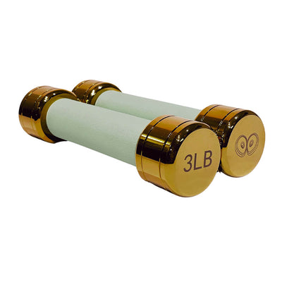Gold Chrome Dumbbells